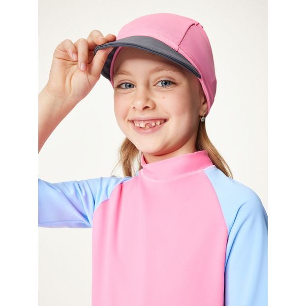 Unuo, Dětská kšiltovka s UV ochranou 50+, Růžová