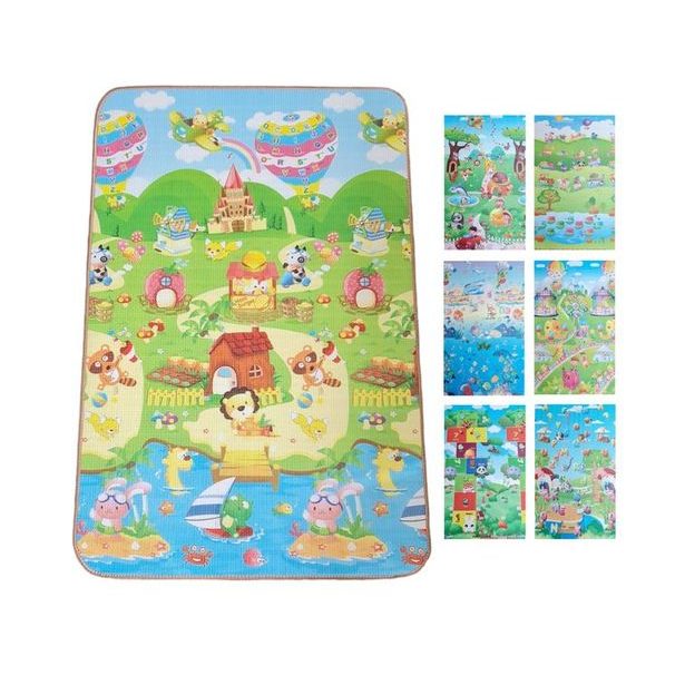 podložka 1,8x1,2m, pěnová, dětský MIX, obostranná