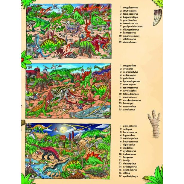 Velká knížka DINOSAUŘI pro malé vypravěče Baagl