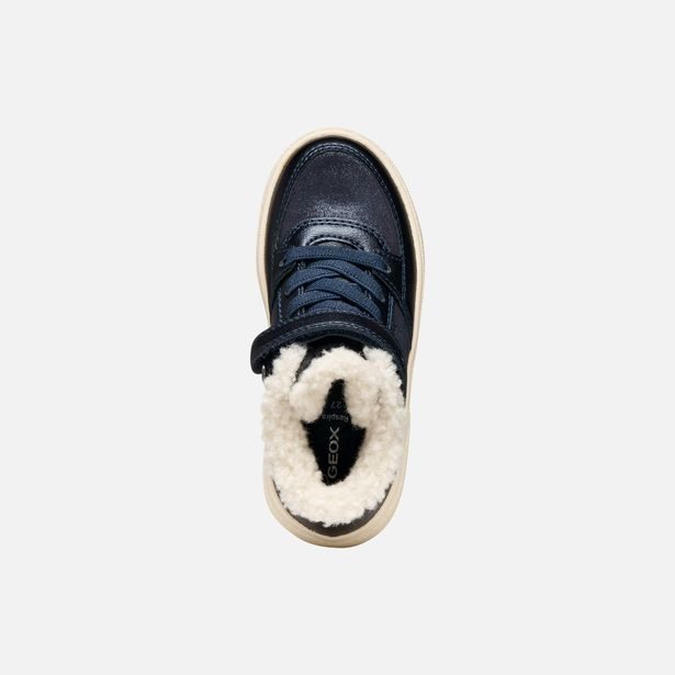 Tmavě modré dívčí tenisky Geox Theleven B AB