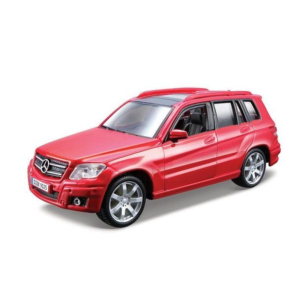Bburago Bburago - Auta HOBBY, Mercedes-Benz GLK-Class, červená, 1:32