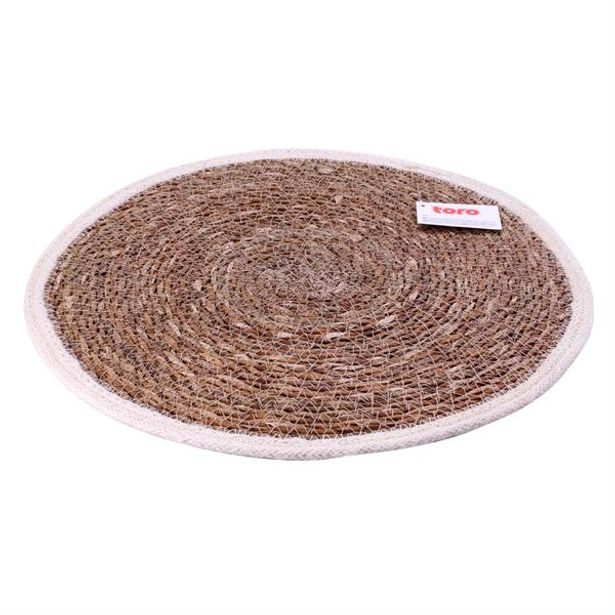 TORO PROSTÍRÁNÍ KULATÉ 38 CM, MOŘSKÁ TRÁVA_hamashop