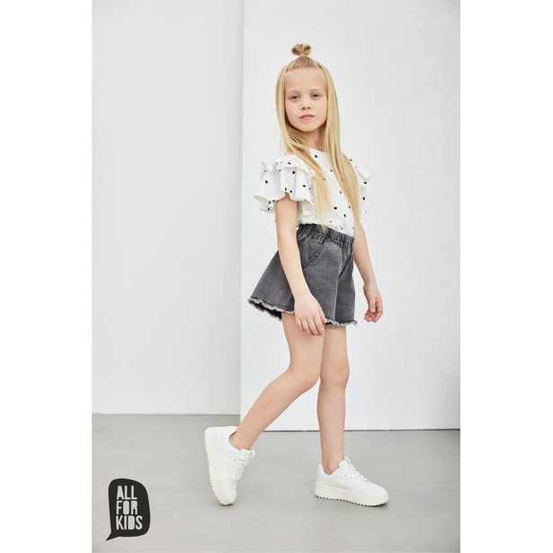 Kraťasy dívčí džínové černé