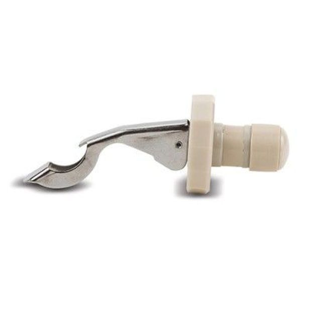 zátka lahví sklopná s otvírákem, 9,5cm MISTY, plast/kov+guma