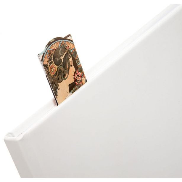 Magnetická záložka Alfons Mucha – Primrosa Baagl