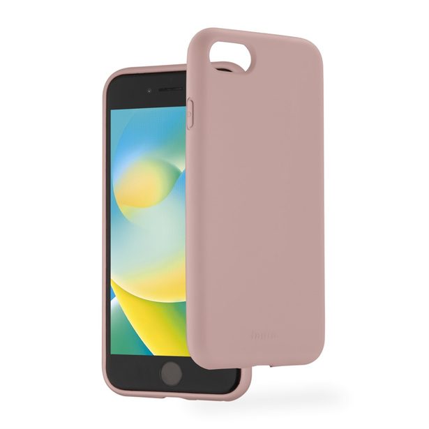 Hama Fantastic Feel, kryt pro Apple iPhone 7/8/SE 2020/SE 2022, hebký povrch, barva nude