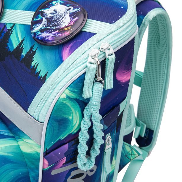 BAAGL SET 3 Zippy Plus Aurora: aktovka, penál, sáček GRS