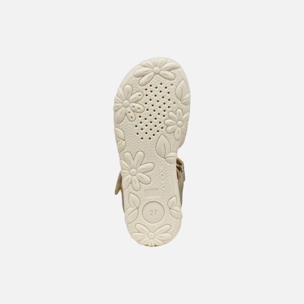 Zlaté dívčí sandály Geox Sandal Haiti