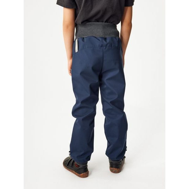 Unuo, Dětské softshellové kalhoty s fleecem Street, Tm. Modročerná