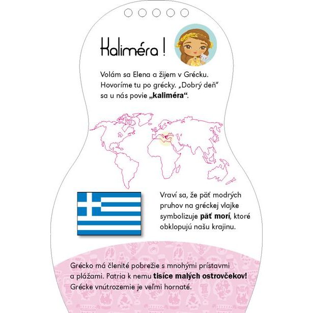 Obliekame grétske bábiky ELENA – Maľovanky Baagl