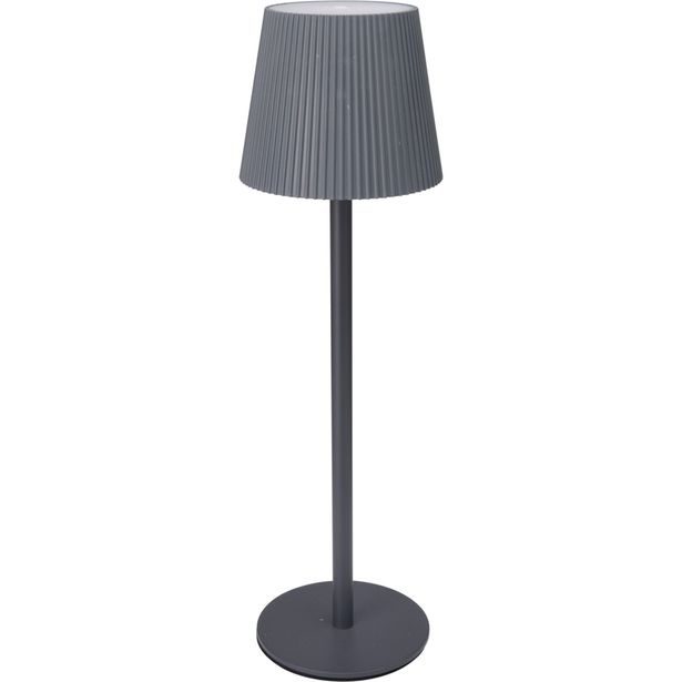 H & S COLLECTION Stolní lampa 10 x 36 cm šedá KO-ANC000720
