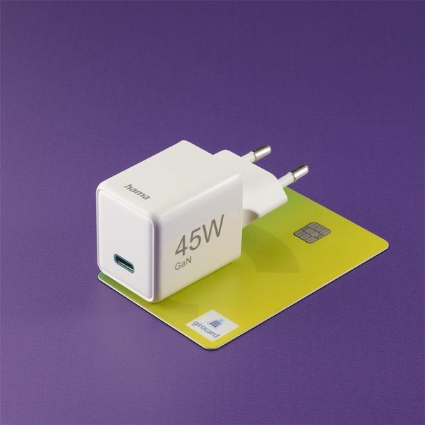 Hama rychlá USB nabíječka, USB-C PD/QC 45 W, super-mini