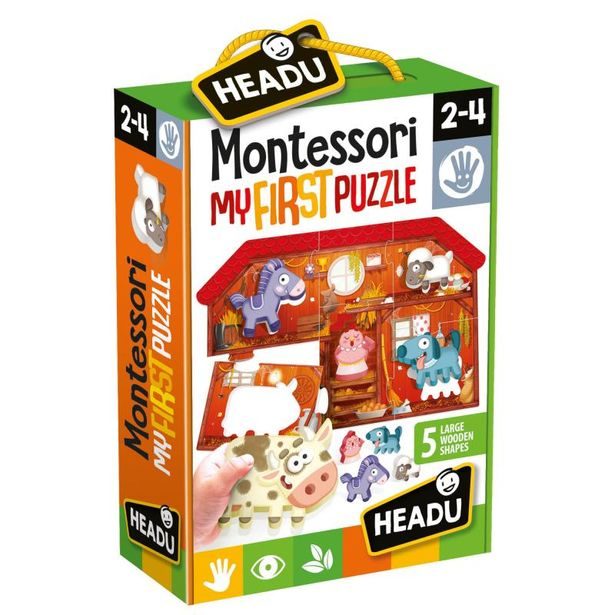 Montessori Moje první puzzle - Farma