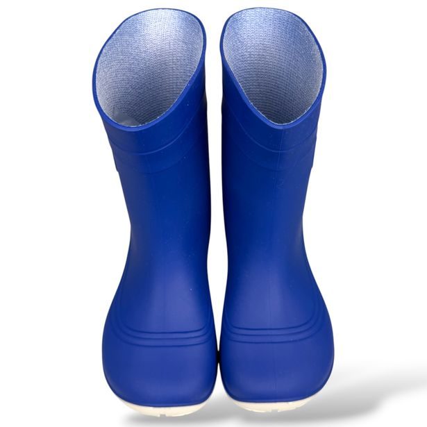 Dětské barefoot holinky LICO Aride Rain – modré
