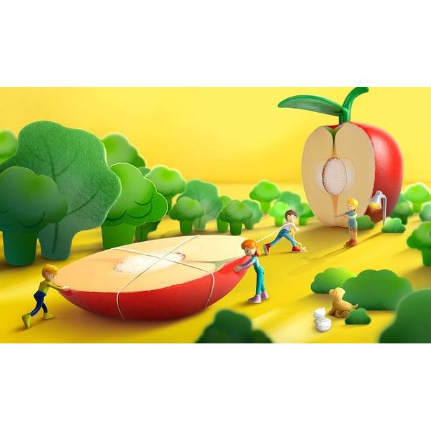 Hrací set - ovoce
