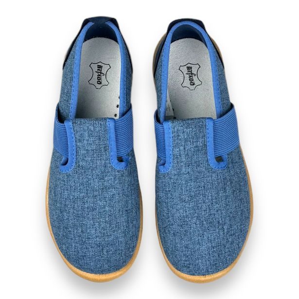 Chlapecká BAREFOOT domácí obuv Befado Softer - Modré