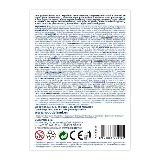 Papírová role k tabuli