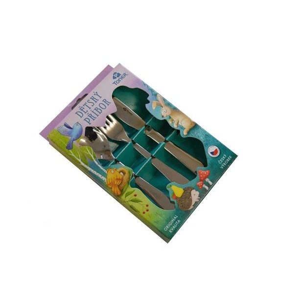 sada příbor.dětský 6033 DBB-3díl. MIKI