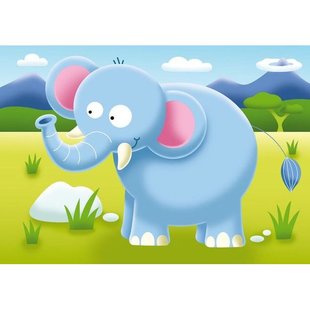 Moje první puzzle Na safari 2/3/4/5 dílků