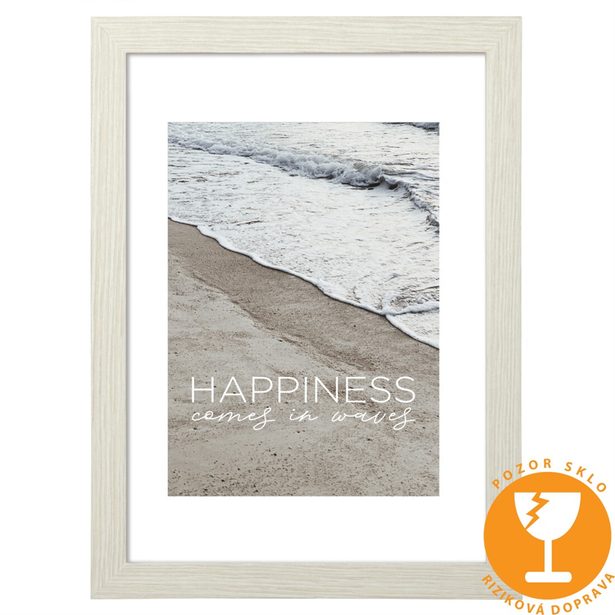 Hama rámeček dřevěný WAVES, bříza, 40x50 cm