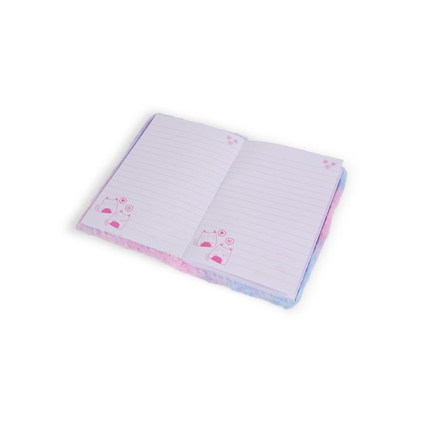 PLYŠOVÝ ZÁPISNÍK 15x20,5 cm