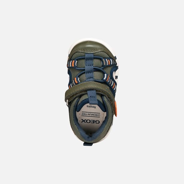 Tmavě modré chlapecké sandály pro první kroky Geox Sandal Iupidoo