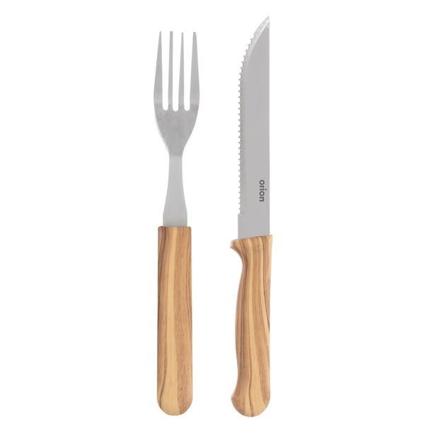 O Steak set nůž+vidlička nerez/UH