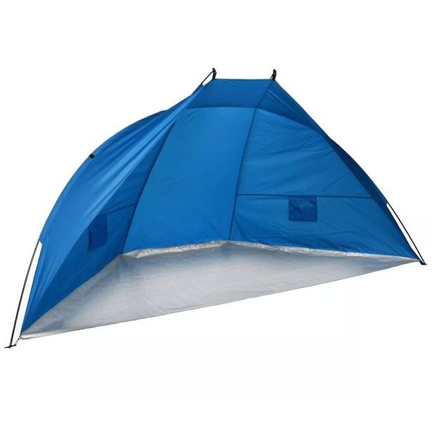 XQMAX Plážový stan skládací UV50+ 270x120x120 modrá KO-X61900550