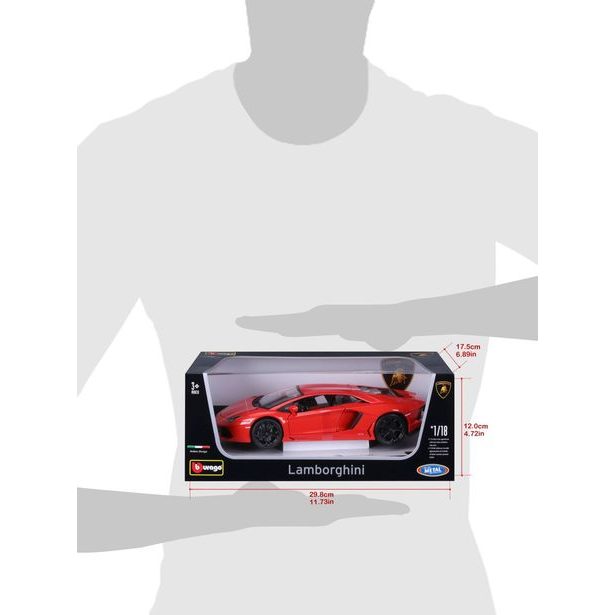 Bburago 1:18 Plus Lamborghini Aventador LP700-4 Metallic Orange