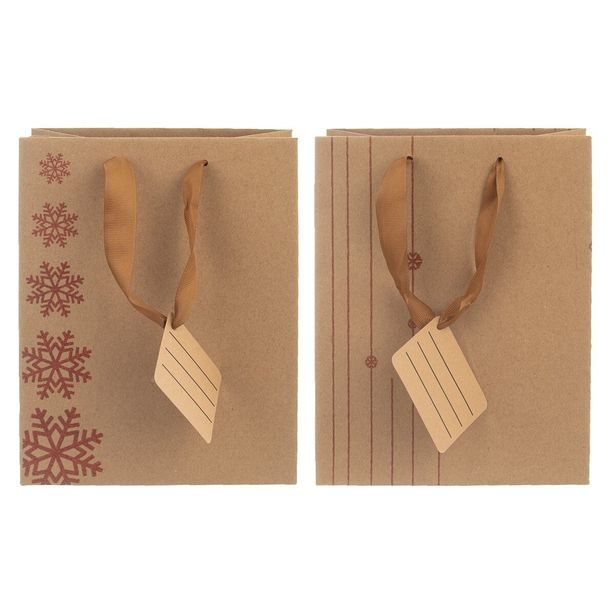 Taška dárková VLOČKA 26x12,5x32 cm mix