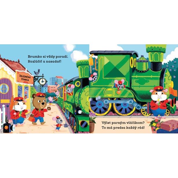 BRUMKO ROZUMKO RUŠNOVODIČOM – Obrázky s pohyblivými prvkami