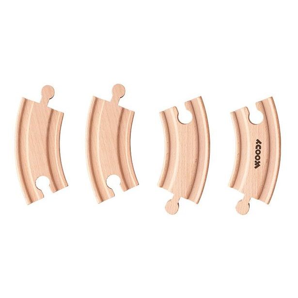 Príslušenstvo k dráhe "Okrúhle koľajnice krátke", 4ks