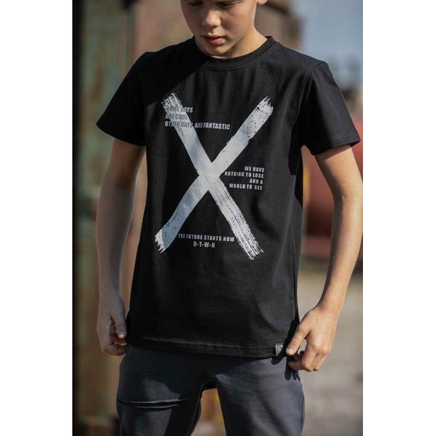 Dětské bavlněné tričko X BLACK