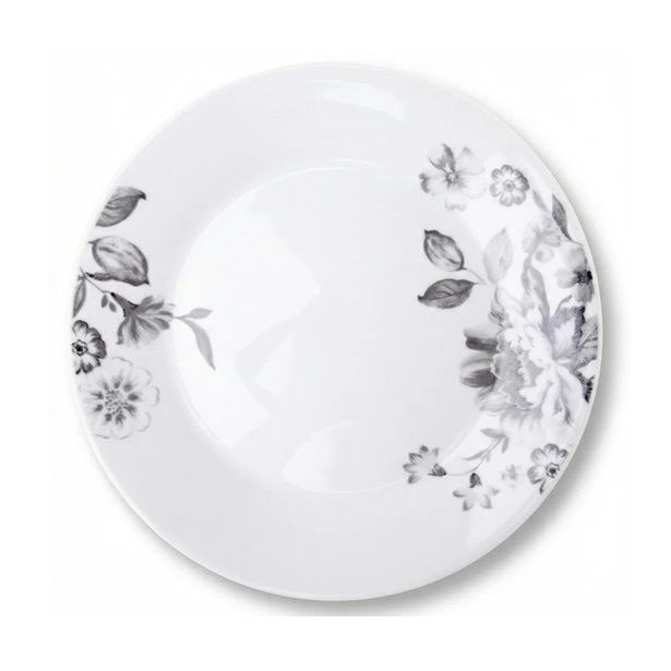 talíř d23cm mělký SUSANNE, květiny, porcelán