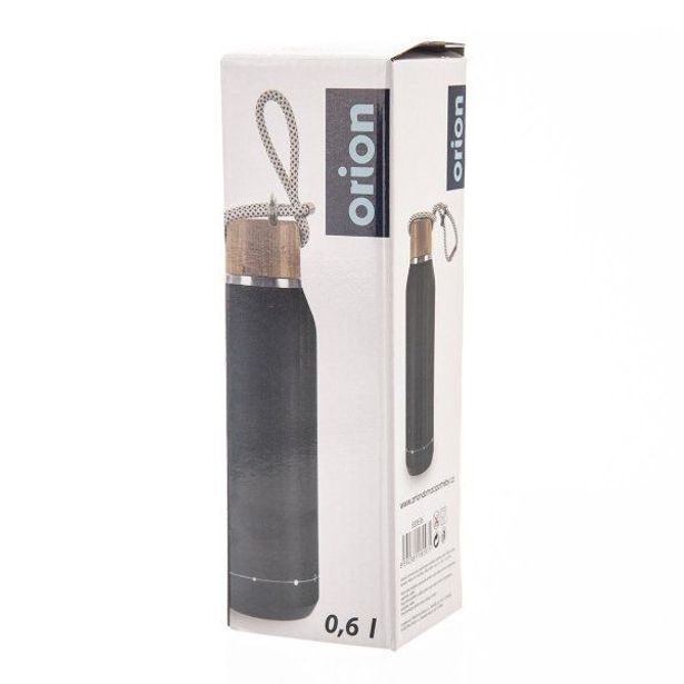 termoláhev 0,6l MR/bambus, černá