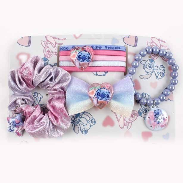 Set doplňků do vlasů Stitch