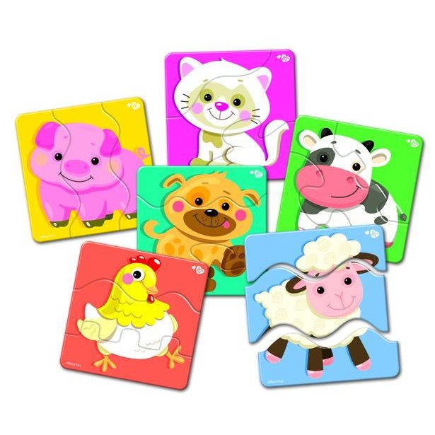 ZigZag puzzle - domácí zvířátka