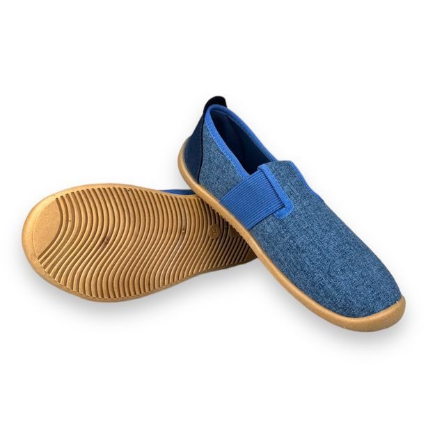 Chlapecká BAREFOOT domácí obuv Befado Softer - Modré