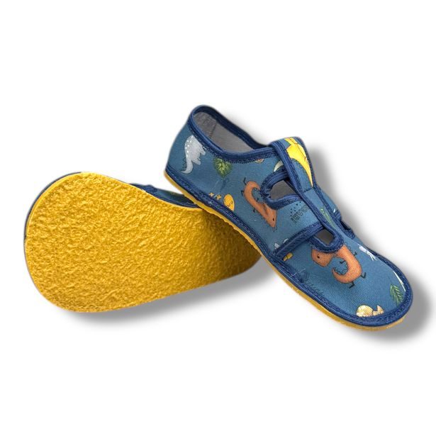 Raweks ZUZIA Z29 – dětské barefoot přezůvky - Dinosauři