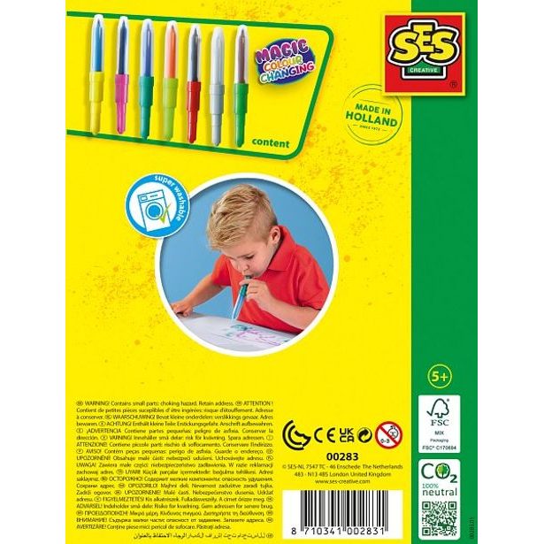 SES Foukací fixy - měnící se barvy