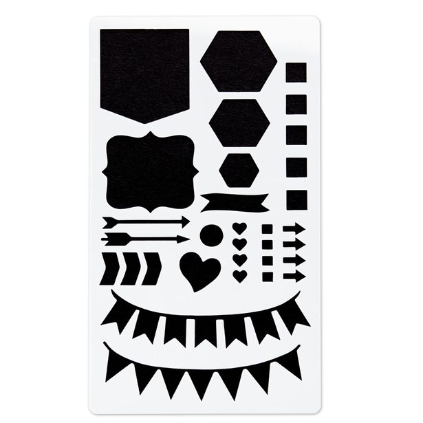 Hama šablony pro kreativní tvorbu - set 5 ks