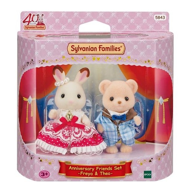 Sylvanian family Narozeninová oslava ke 40. výročí Freya a Theo