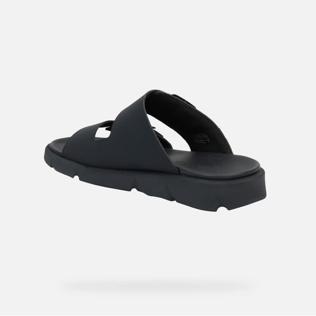 Černé pánské sandály Geox Xand 2S