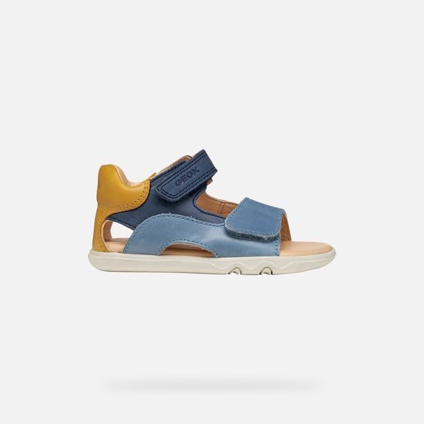 Modré chlapecké barefoot sandály Geox Sandal Steppieup