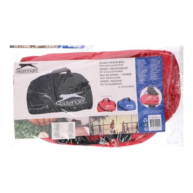 SLAZENGER Sportovní /cestovní taška 50x30x30cm červená ED-210024cerv