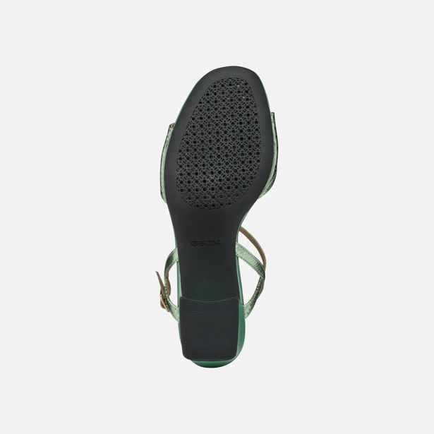 Zelené dámské sandály Geox New Eraklia 50