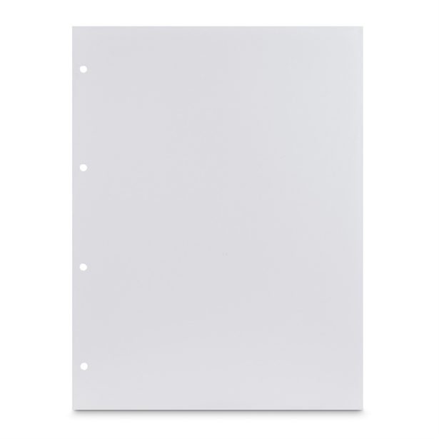 Hama fotokarton, 23,3 x 31 cm, děrovaný, 25 listů, bílý