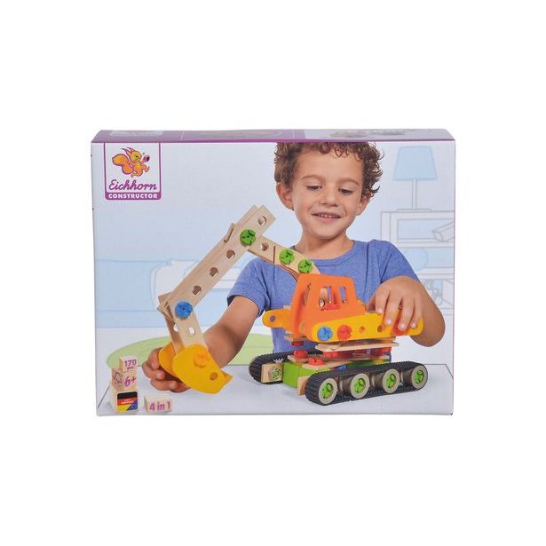 Stavebnice Constructor 4 Bagr, 170 dílů