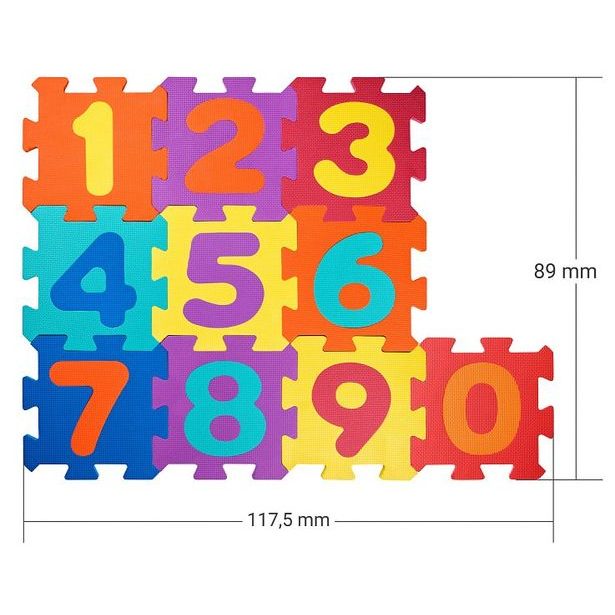 Pěnové Puzzle Čísla
