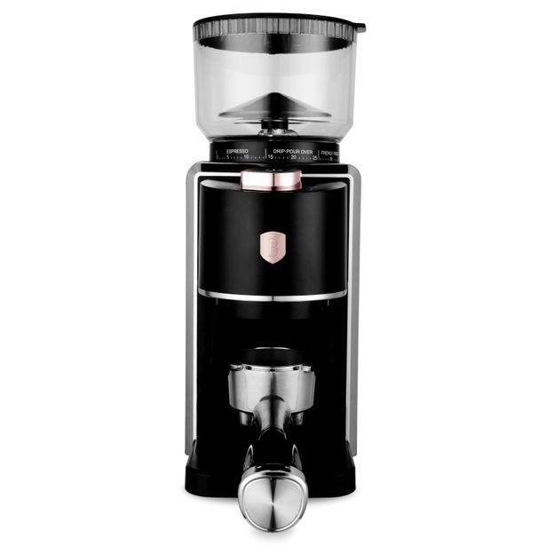 BERLINGERHAUS Profesionální elektrický mlýnek na kávu 200W Black rose Collection BH-9744